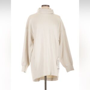 LULULEMON Modal-Blend Turtleneck Tunic Bone Size 12 | NWT  | Zippered Pockets